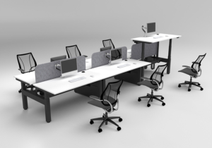 ergonomic-sit-stand-riser-tabletop-workstation-black